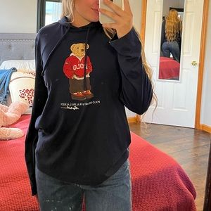 Polo Bear lightweight hoodie